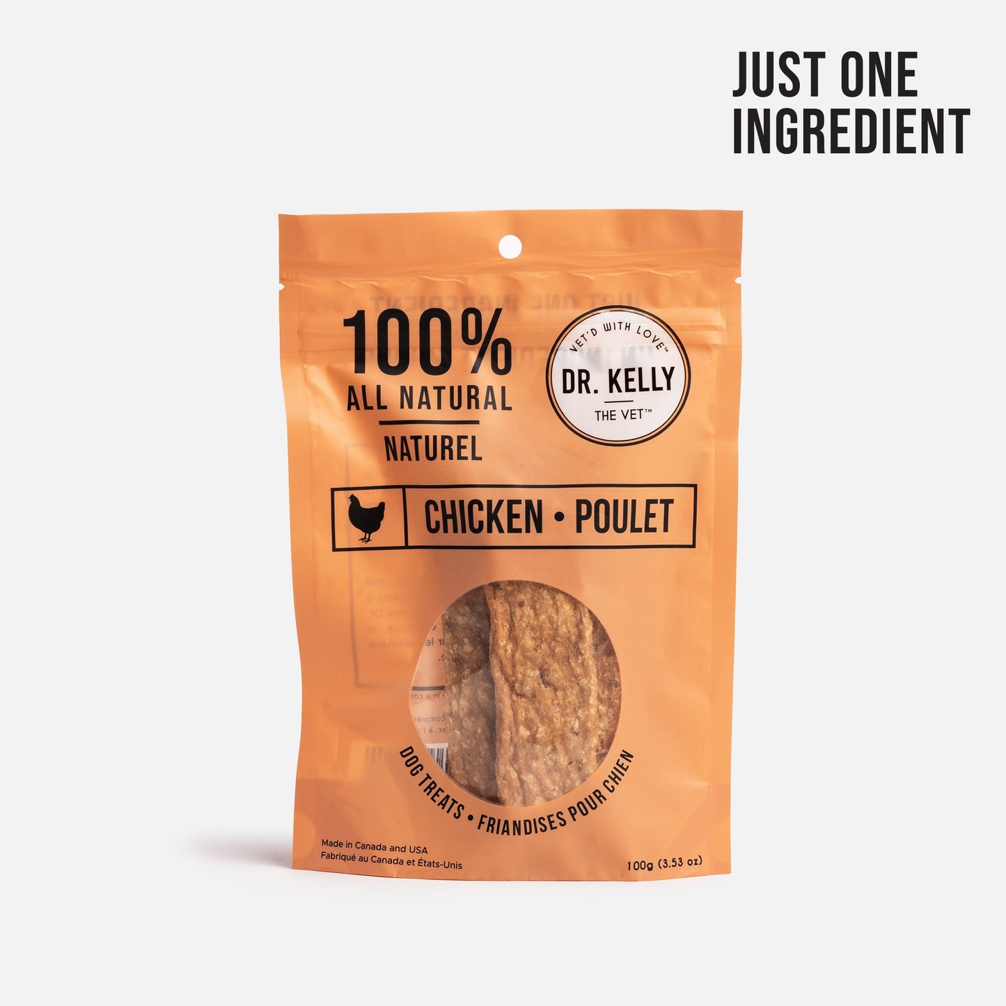 Dr. Kelly The Vet 100% Natural Dog Treats - Chicken